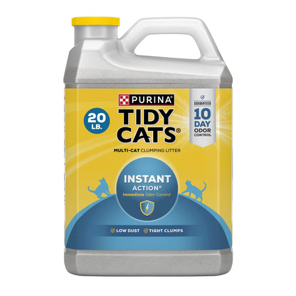 Purina  Instant Action Arena Aglomerante Cat, Aroma Floral, Garrafa De 20 Lb